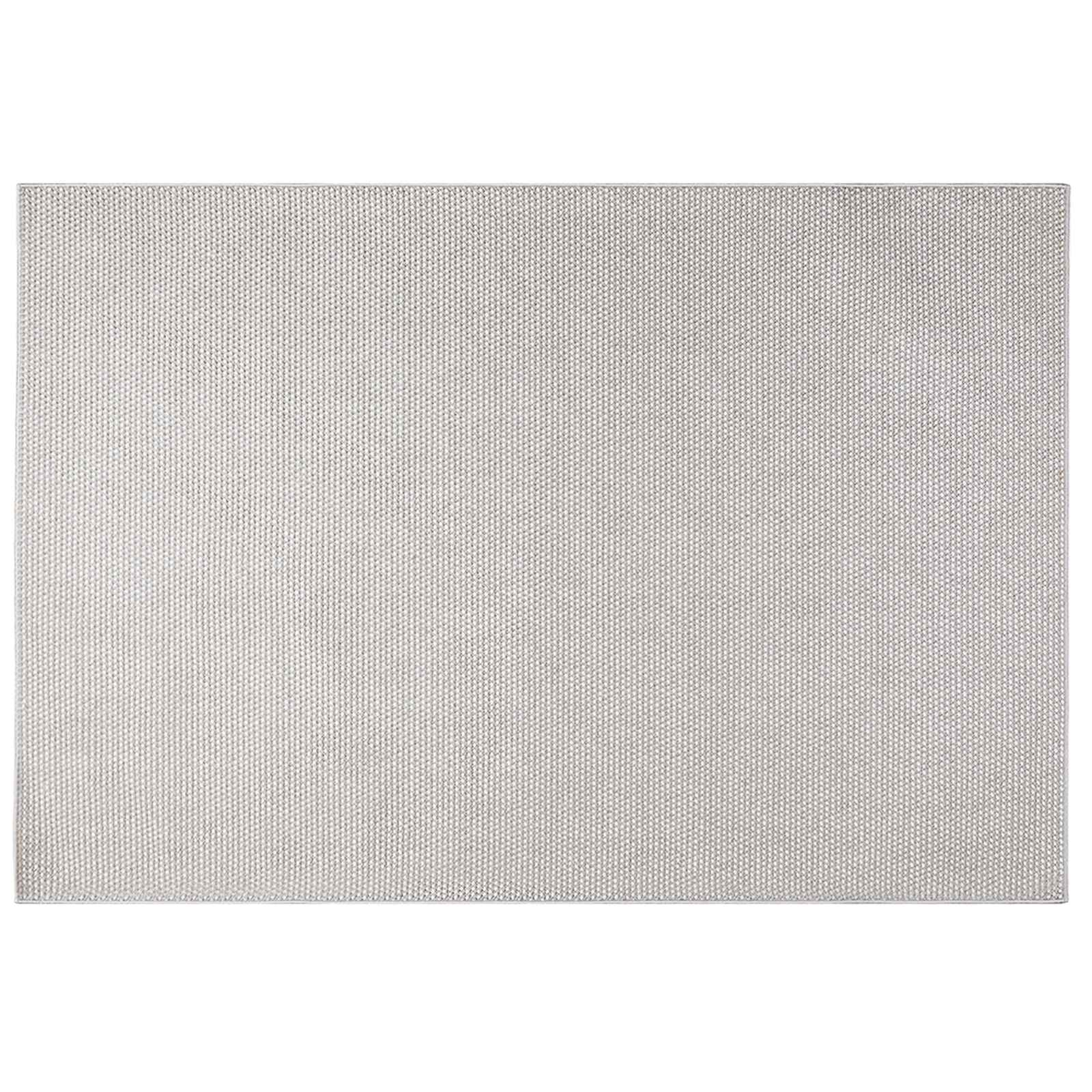 Tapetes de área lugo creme e cinza 140 x 200 cm poliéster