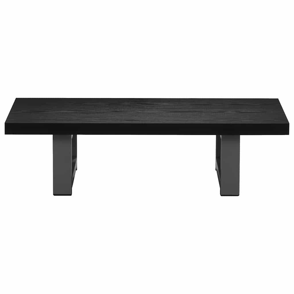 Conjunto de móveis de casa banho 2 peças cerâmica preto
