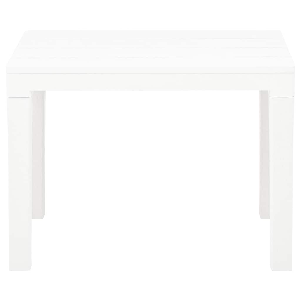 Bancos de jardim 2 pcs plástico branco