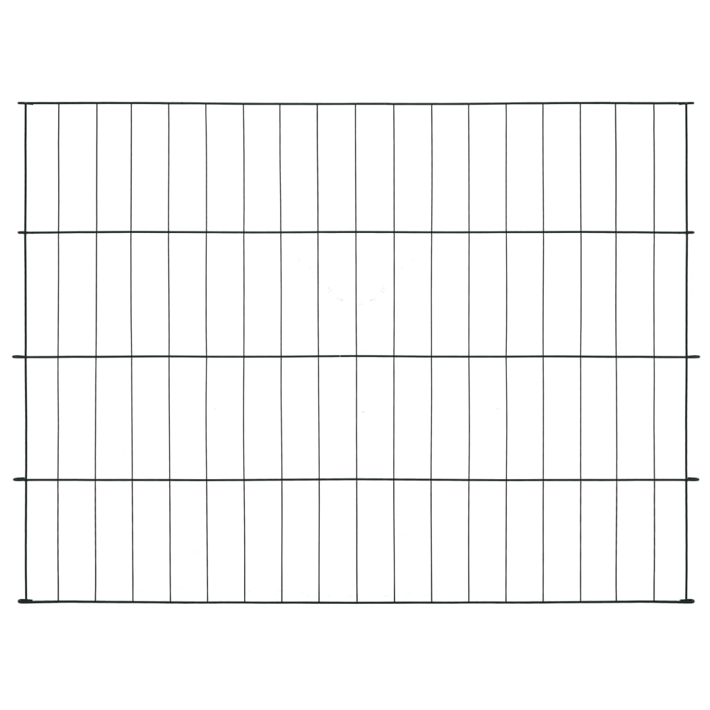 Conjunto painéis de vedação para jardim 115x79 cm verde