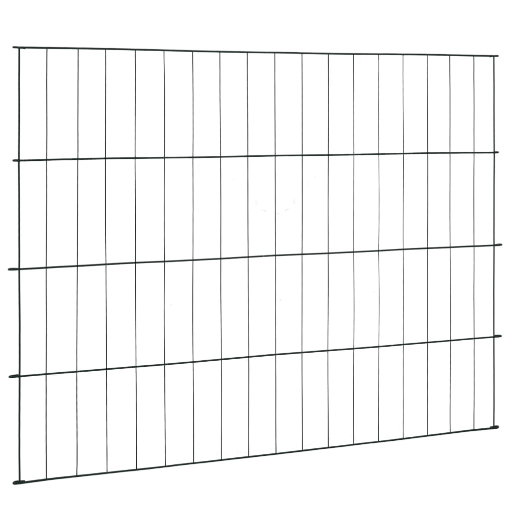 Conjunto painéis de vedação para jardim 115x79 cm verde