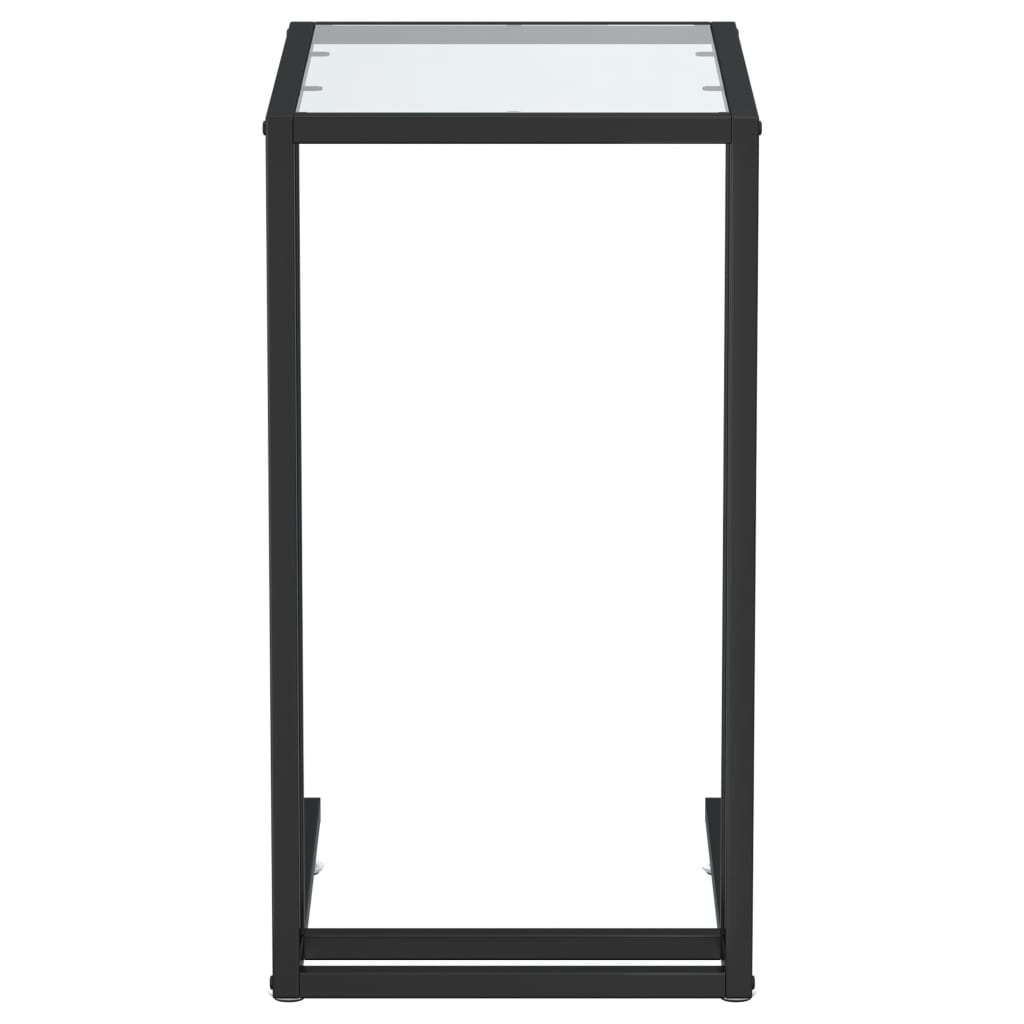 Mesa apoio ao computador 50x35x65 cm vidro temp. transparente