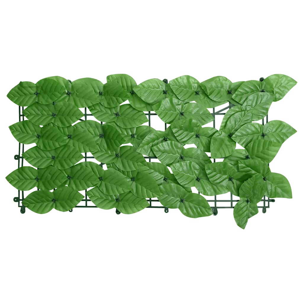 Tela de varanda com folhas verdes 200x75 cm