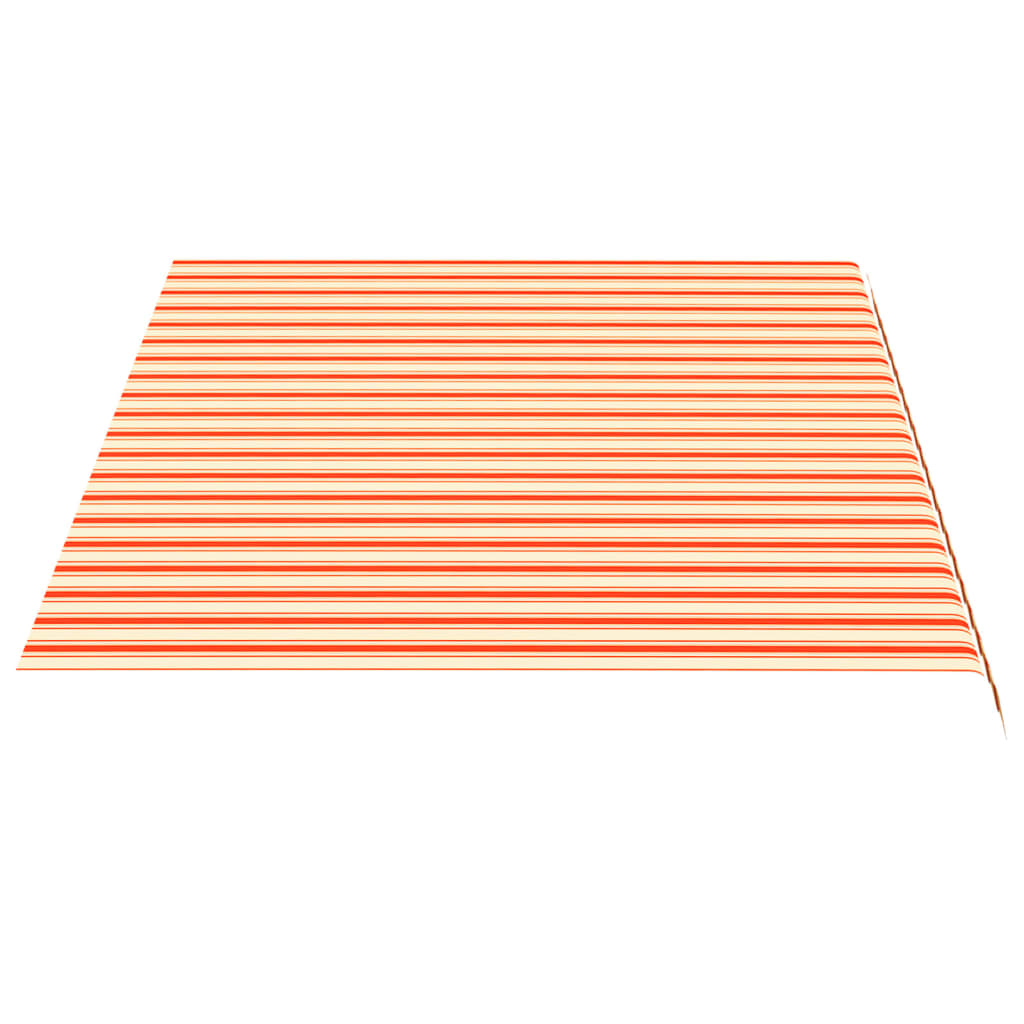 Tecido de substituição para toldo amarelo e laranja 450x300 cm poliéster