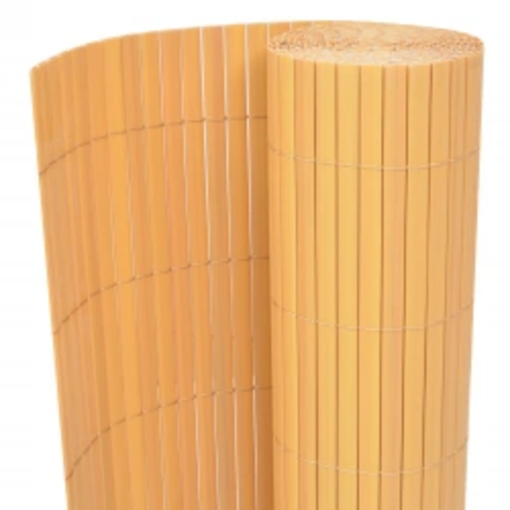 Cerca de jardim dupla face 110x300 cm amarelo