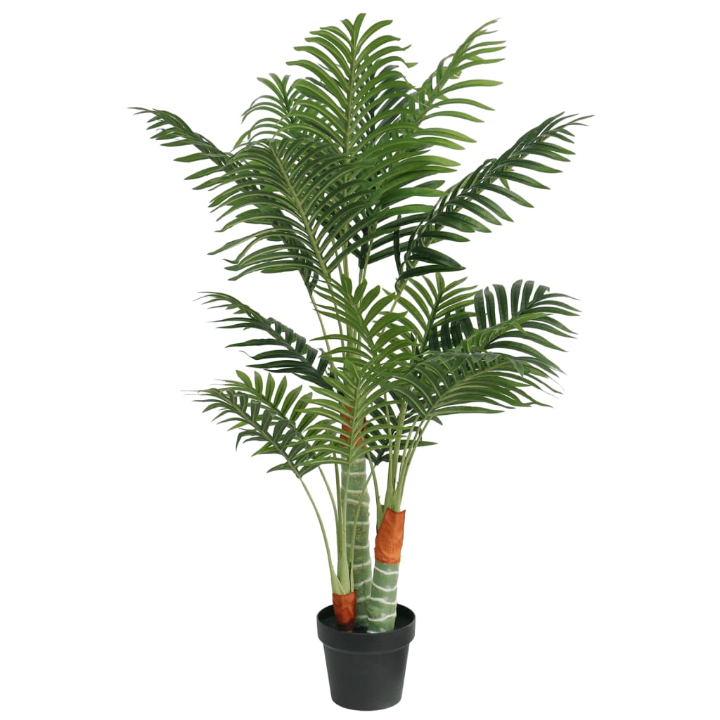 Palmeira artificial com 3 troncos 120 cm PP verde