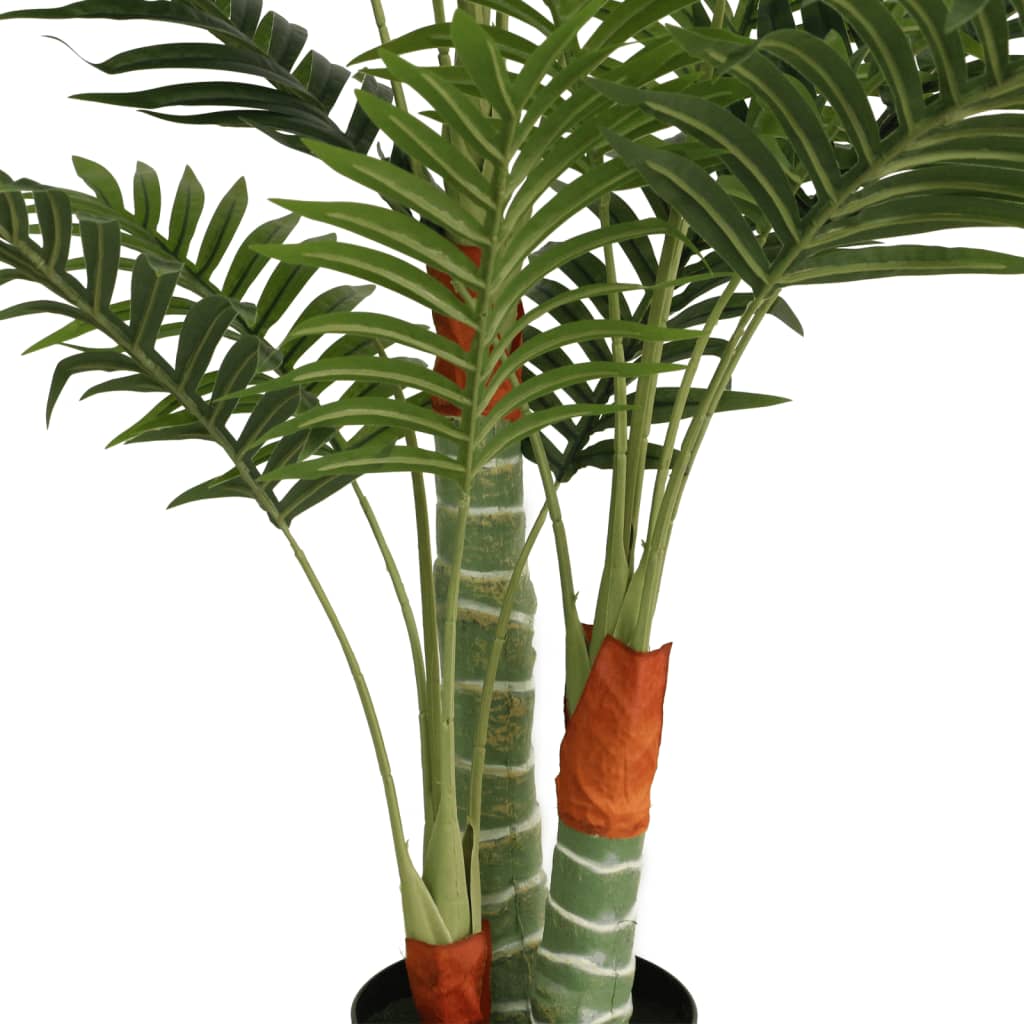 Palmeira artificial com 3 troncos 120 cm PP verde