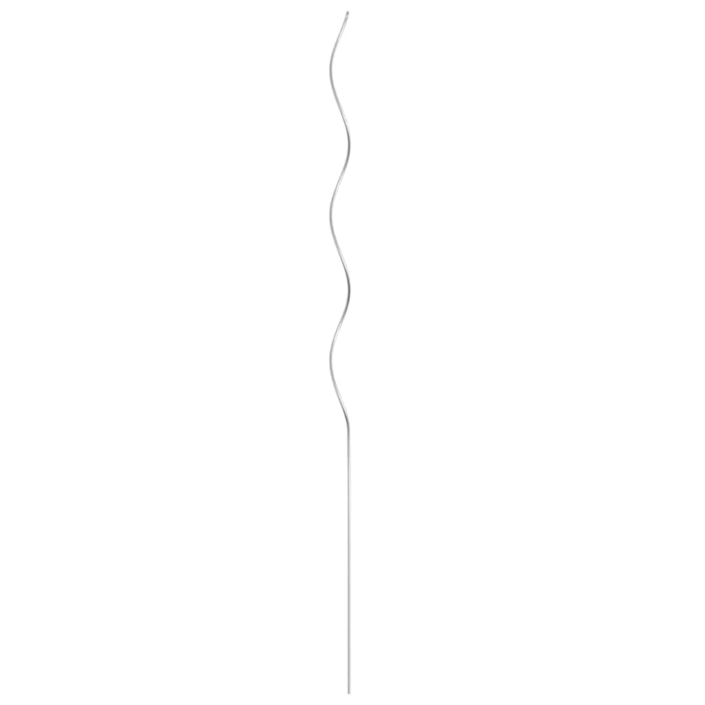 Suportes para plantas em espiral 50 pcs 110 cm aço galvanizado