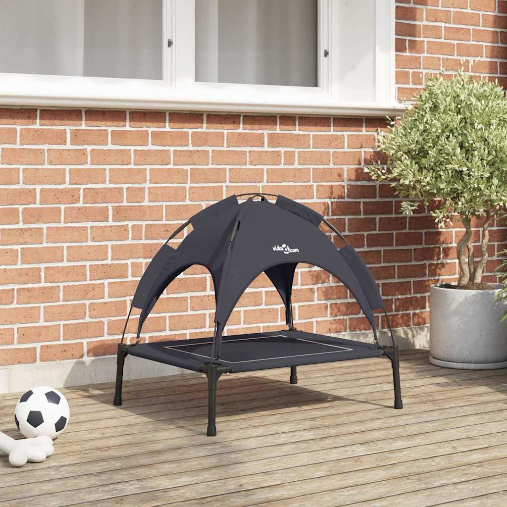 Cama para cachorro manual preto 63 x 49,5 x 60 cm aço