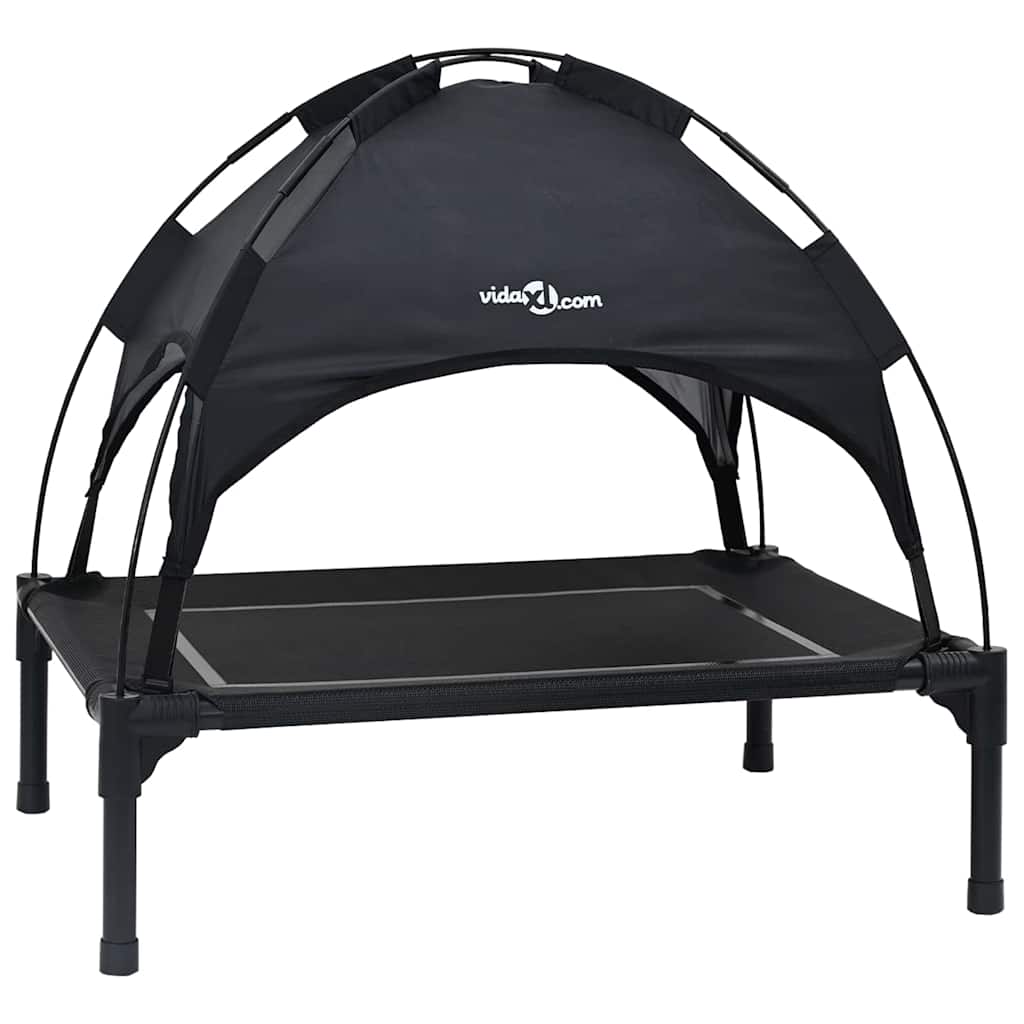 Cama para cachorro manual preto 63 x 49,5 x 60 cm aço