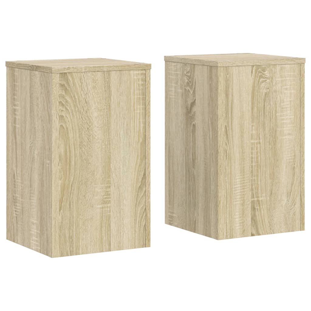 Suportes p/ plantas 2 pcs 30x30x50 cm derivados de madeira
