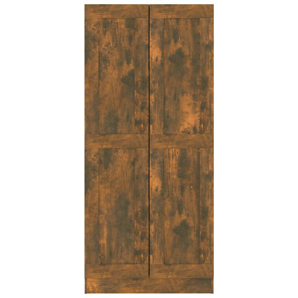 Estante 82,5x30,5x185,5 cm derivados de madeira carvalho fumado