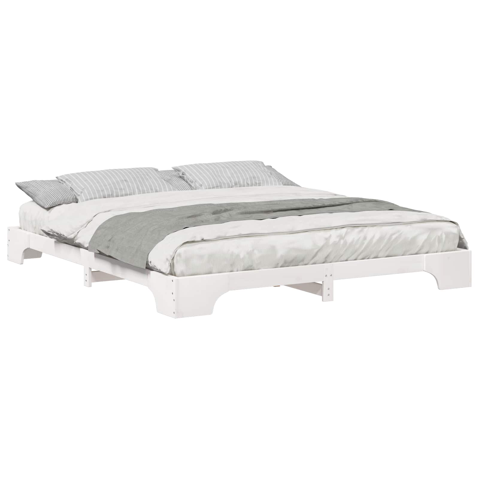 Estrutura da cama branco 200 x 210 cm