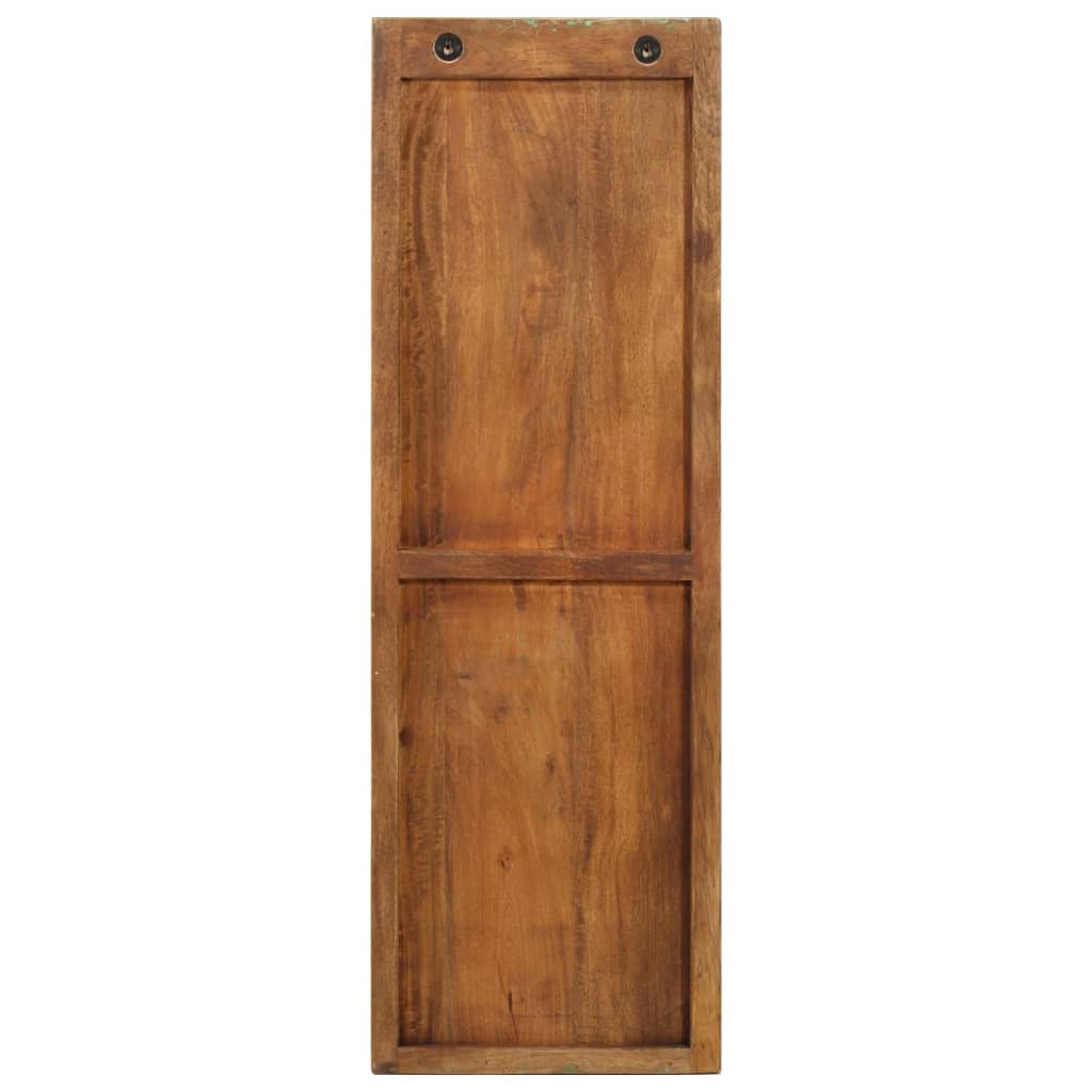 Bengaleiros parede 2 pcs 36x3x110 cm madeira recuperada maciça