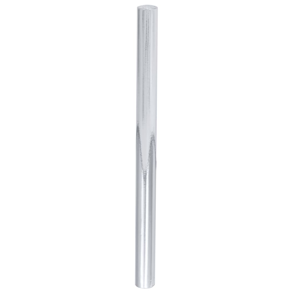 Autocolante para móveis 500x90 cm PVC prateado brilhante