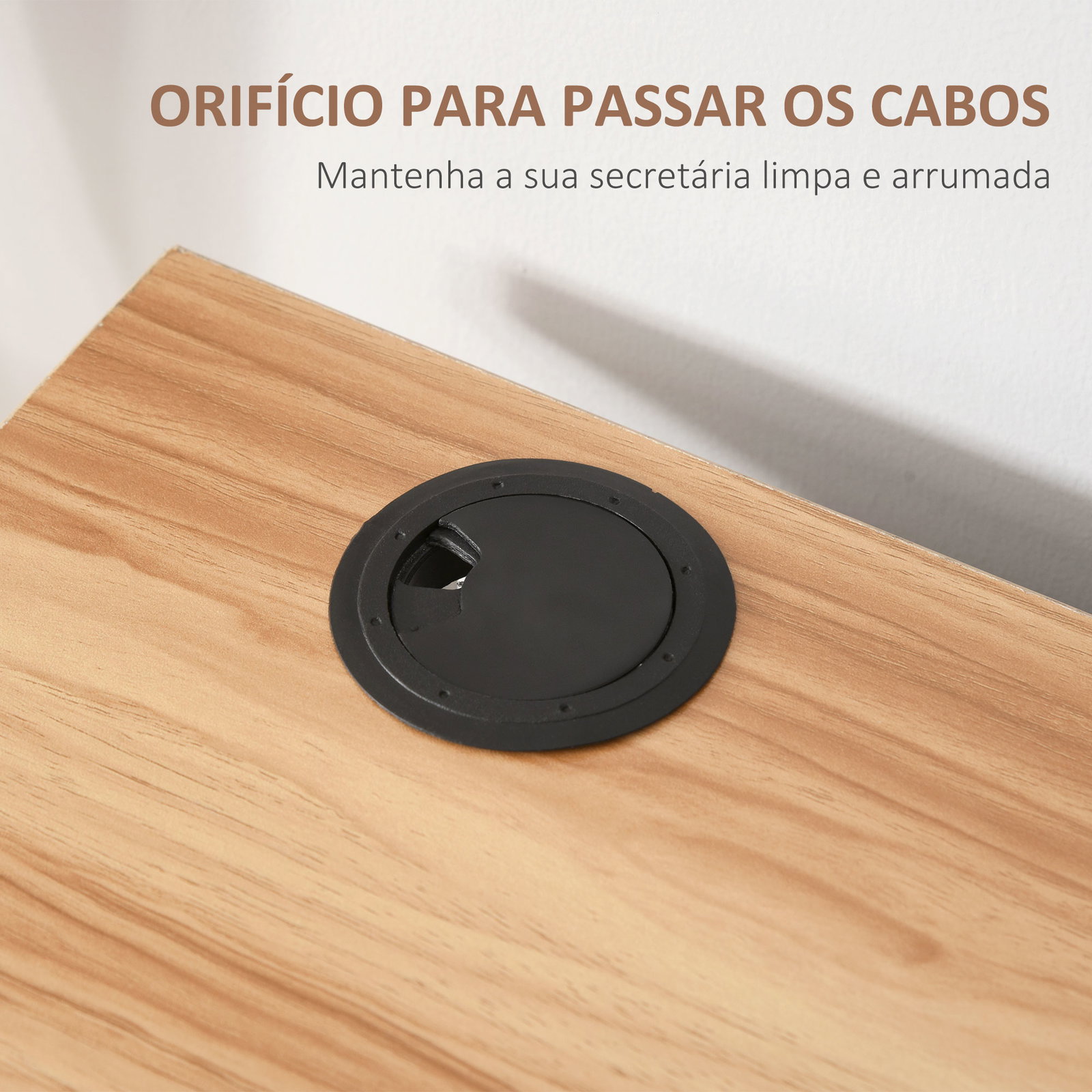 Secretária de canto mesa de computador para escritório casa em forma de l com prateleiras 136x130x72 cm branco e madeira