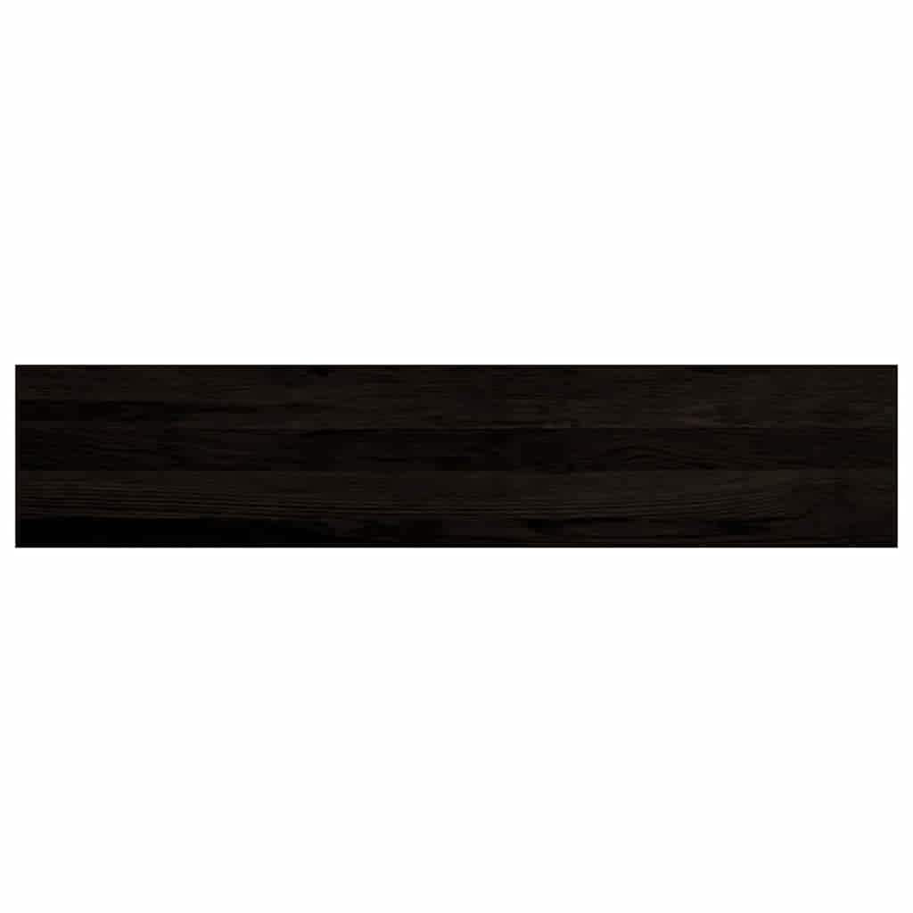 Tapetes de escada 16 pcs 120x25x2 cm carvalho castanho-preto