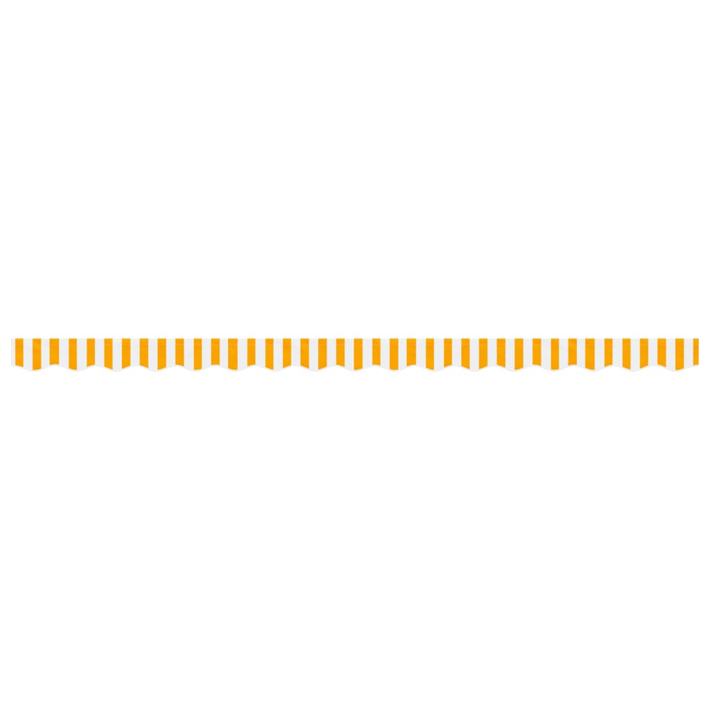 Tecido de substituição para sanefa de toldo 400 cm riscas amarelo/branco