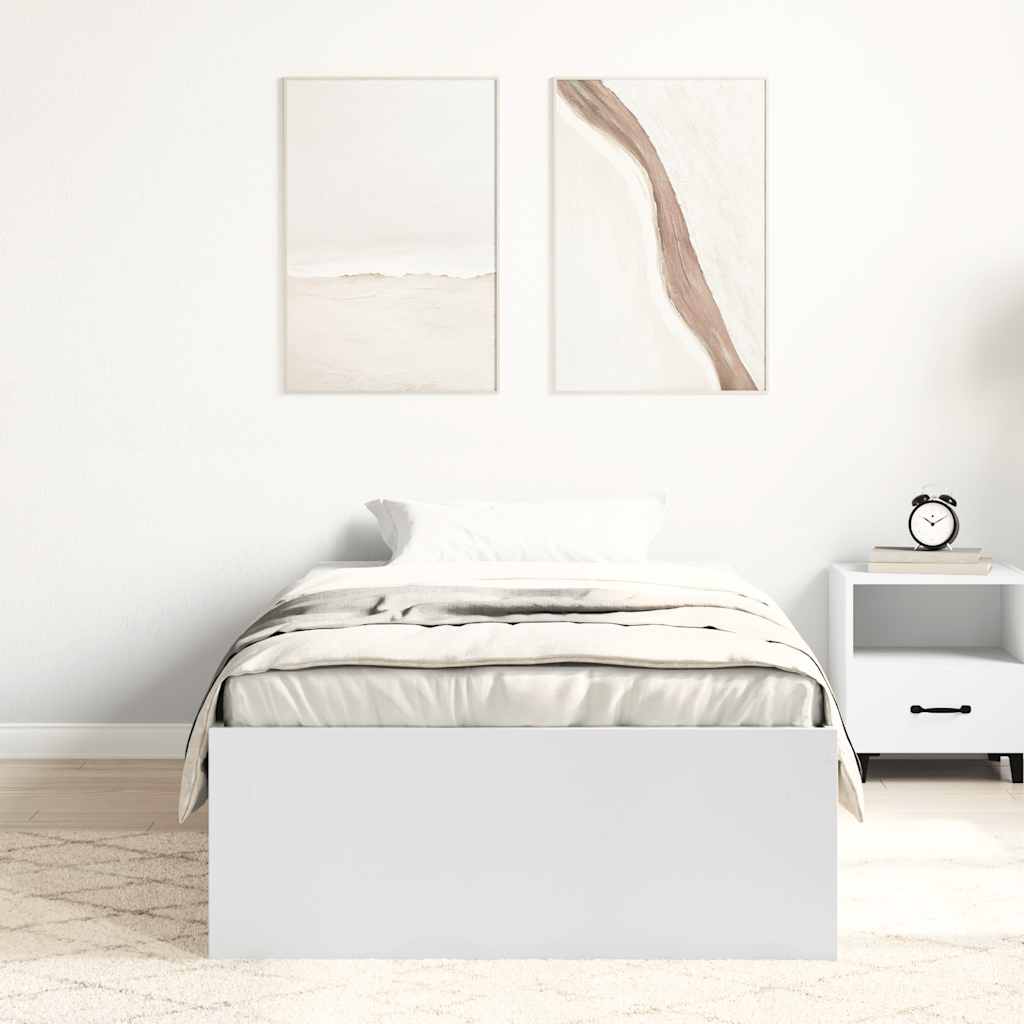 Estrutura de cama 100x200 cm branco
