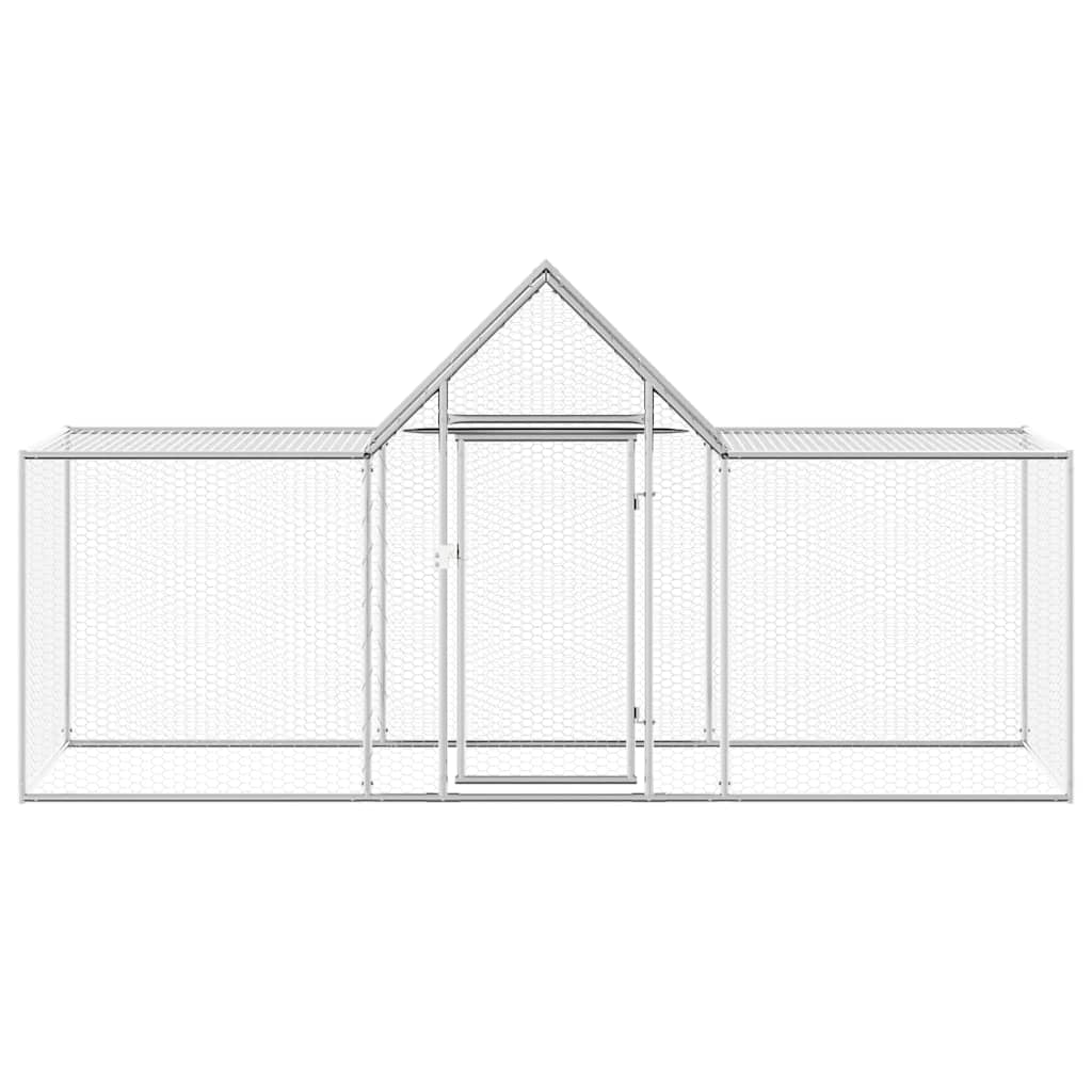 Galinheiro 3x1x1,5 m aço galvanizado