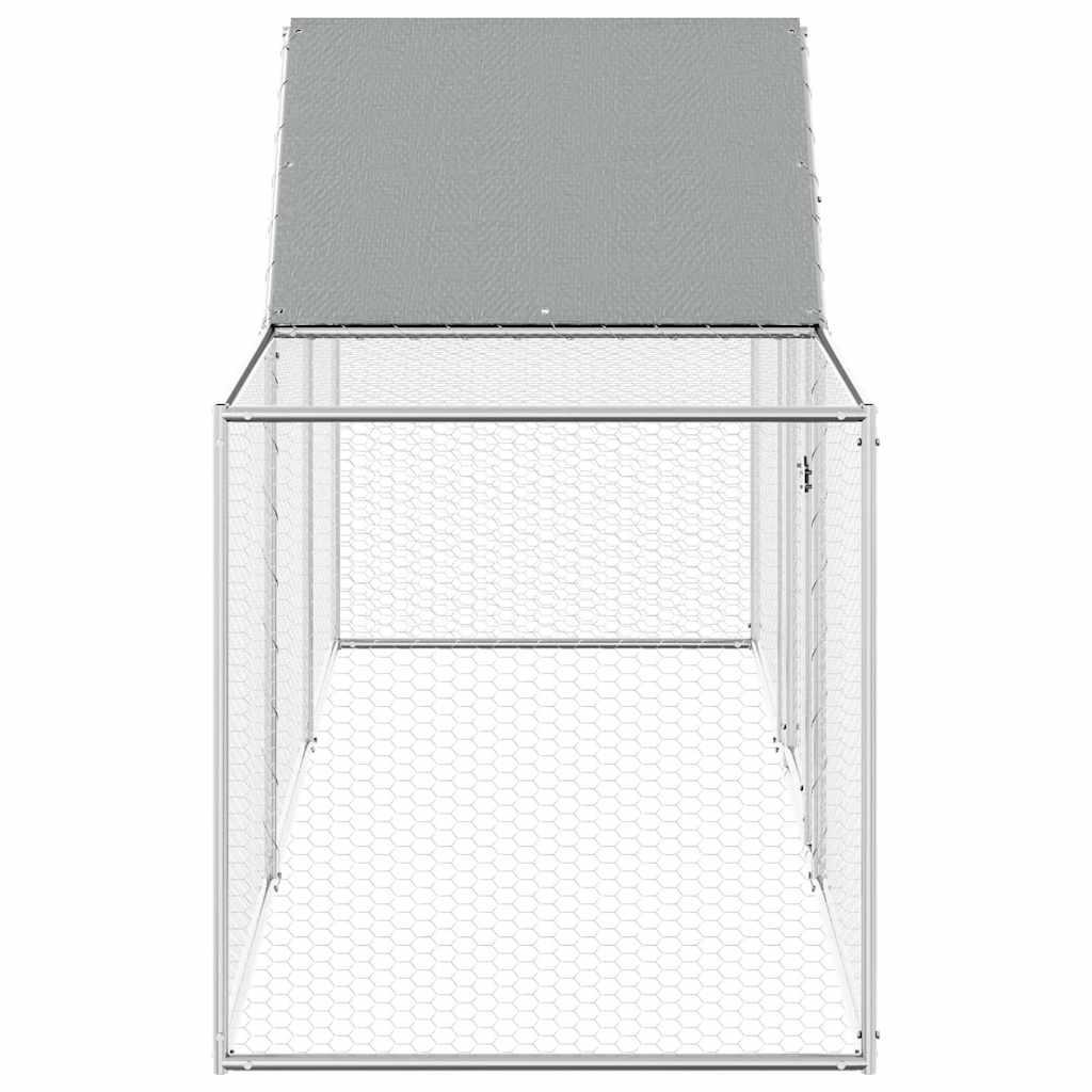 Galinheiro 3x1x1,5 m aço galvanizado