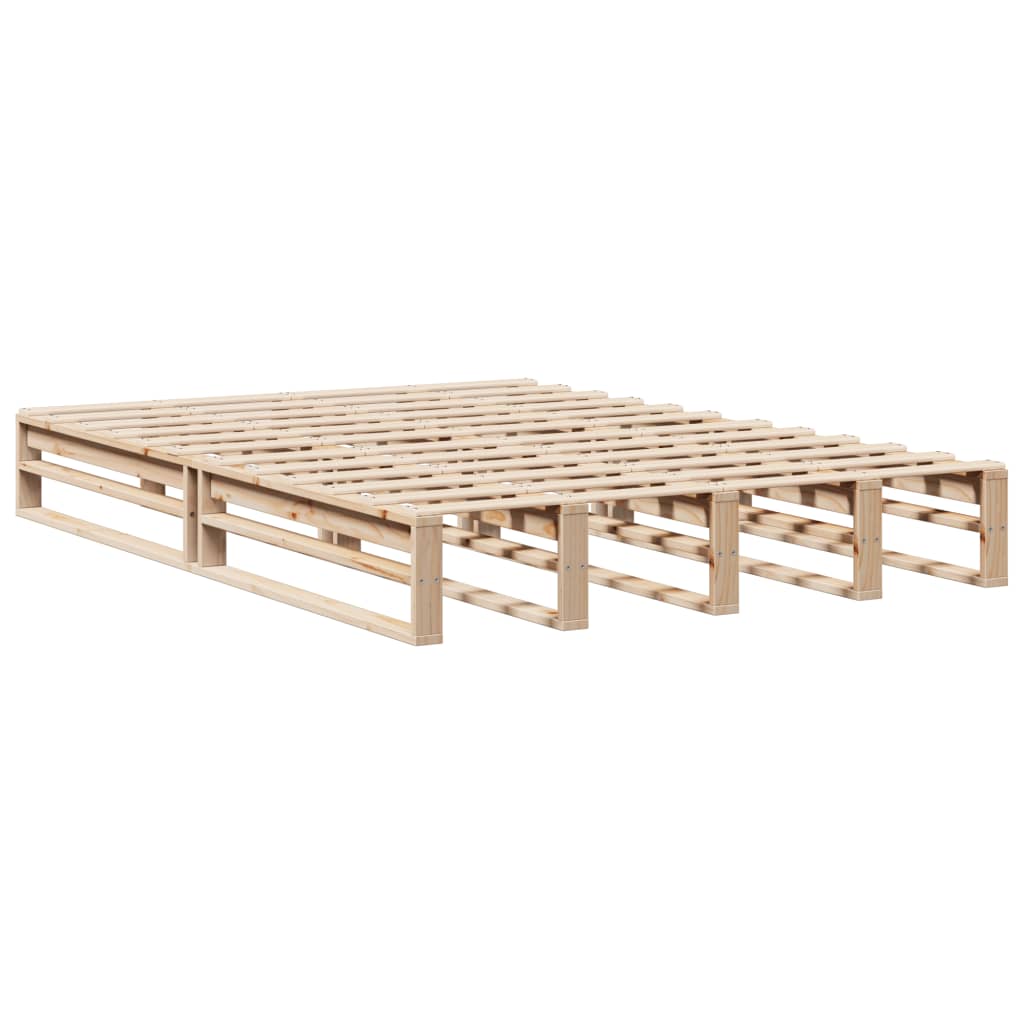 Cama sem colchão 120x190 cm madeira de pinho maciça