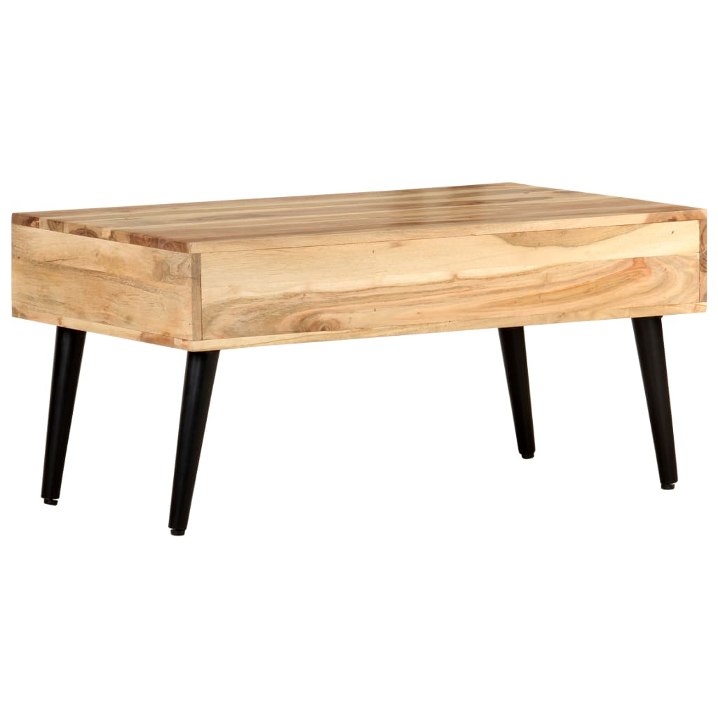 Mesa de centro 88x50x42 cm madeira de acácia maciça