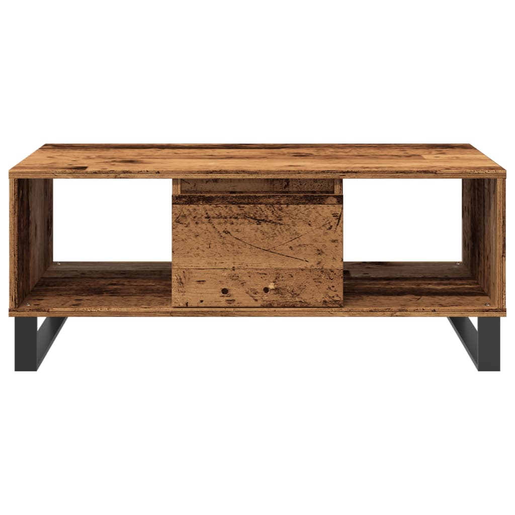 Mesa de centro 90x50x36,5 cm derivados de madeira madeira velha