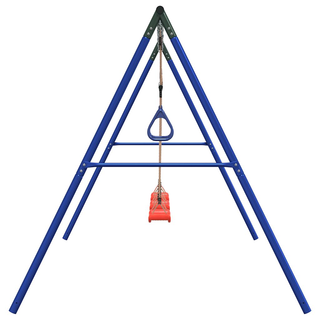 Conjunto de baloiço para exterior com baloiços e trapézio