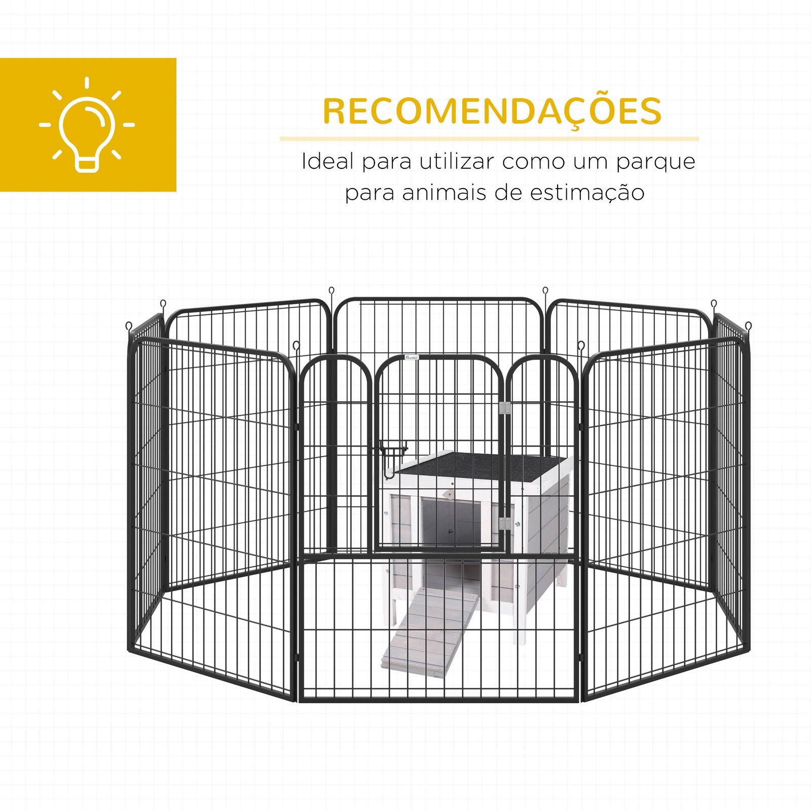 Coelheira de madeira exterior coelheira para roedores animais de estimação pequenos com teto asfáltico e rampa antiderrapante 42x51x43cm cinza