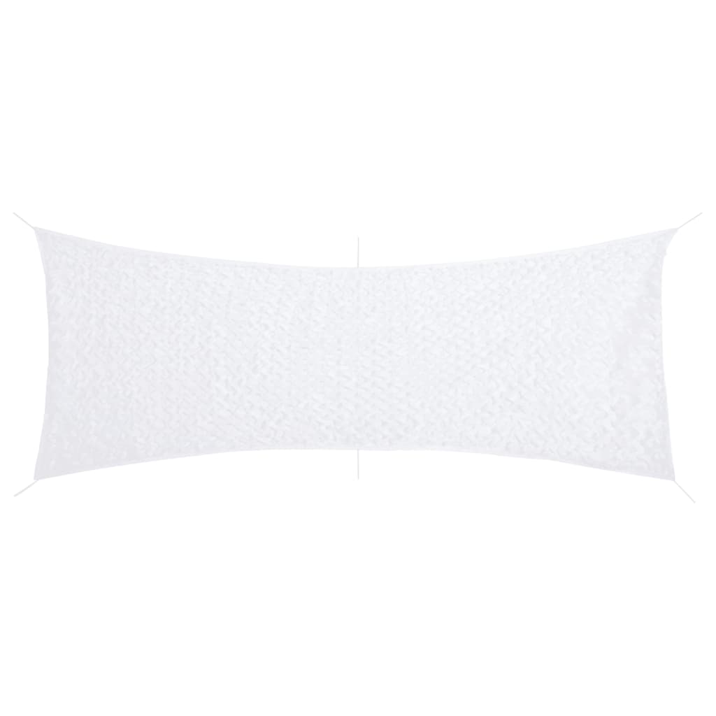Rede de camuflagem com saco de arrumação 412x144 cm branco