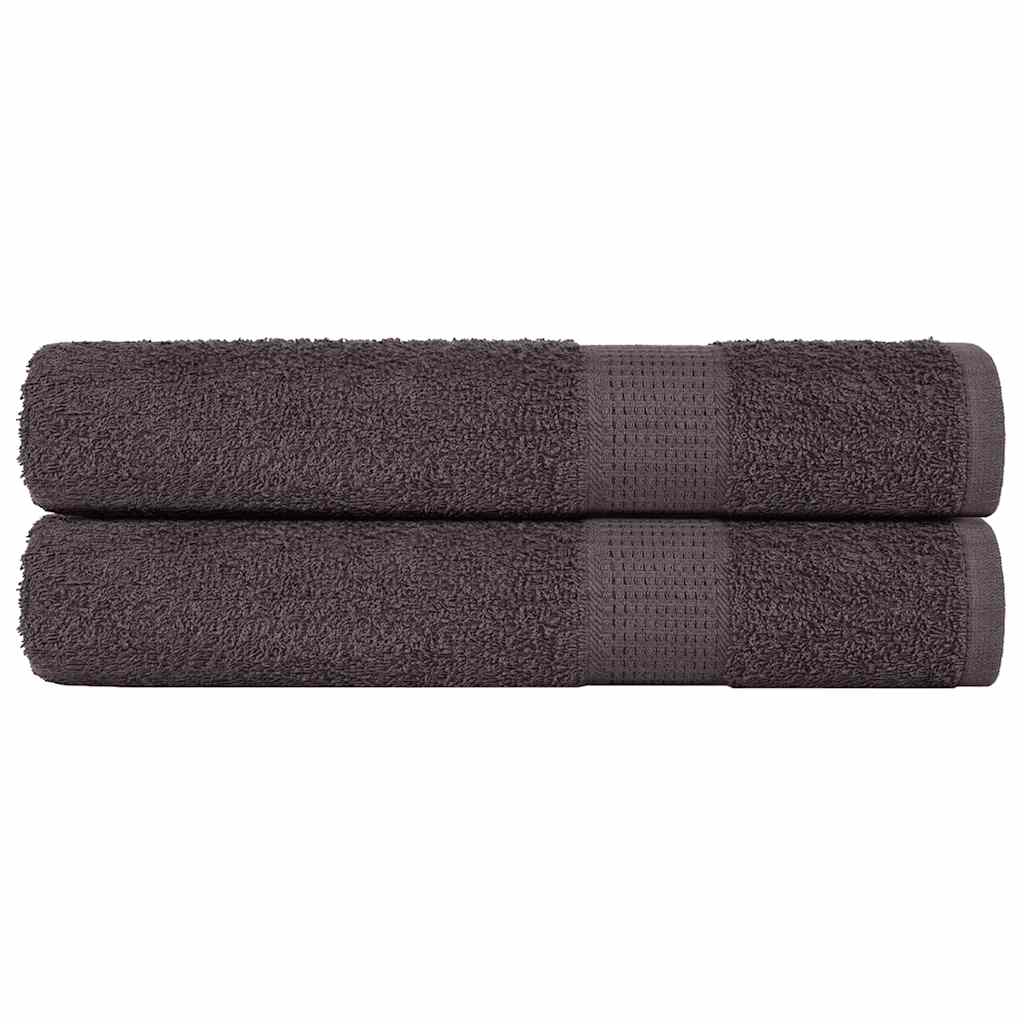 Toalhas de sauna frogn 2 pcs 80x200 cm 360 g/m² antracite