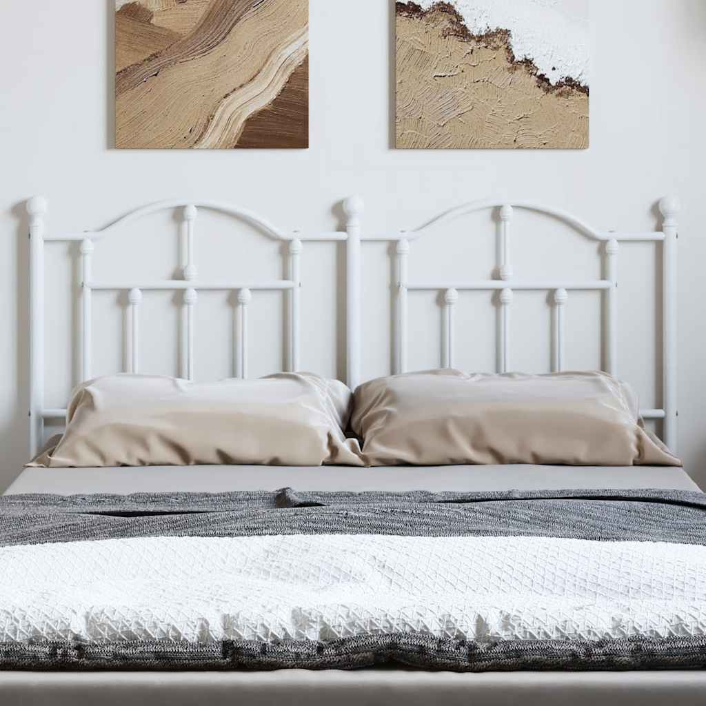Cabeceira de substituição 135 cm metal branco