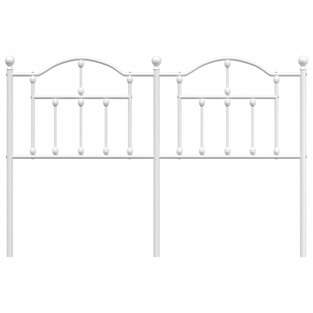 Cabeceira de substituição 135 cm metal branco