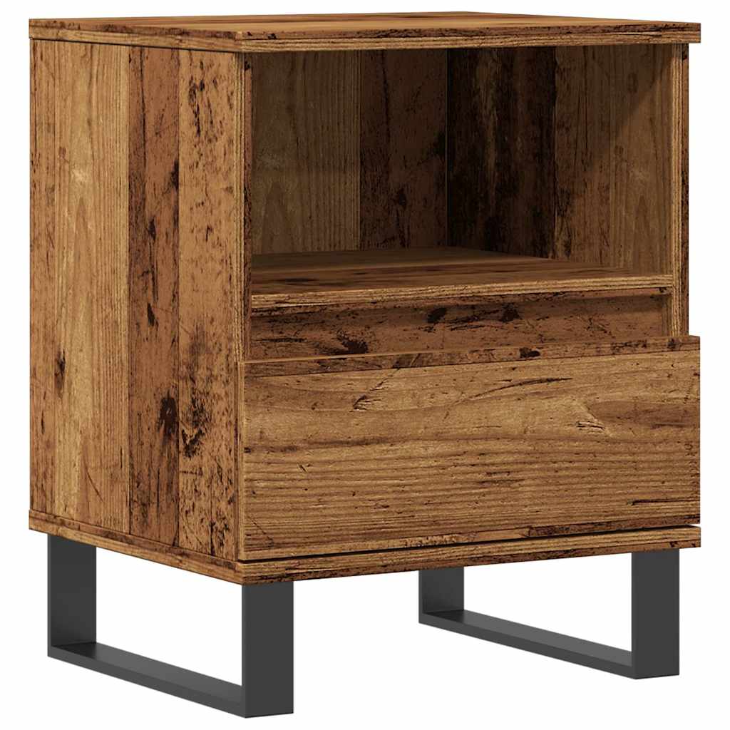 Mesa de cabeceira 40x35x50 cm derivados madeira madeira velha
