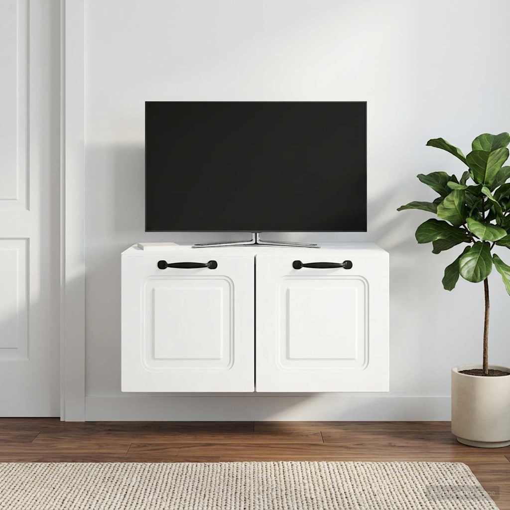Gabinete de TV de parede branco 59,5 x 41 x 30 cm