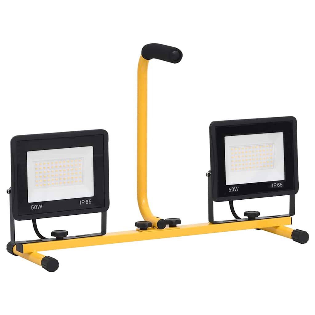Projetor c/ iluminação LED e pega 2x50 w branco quente