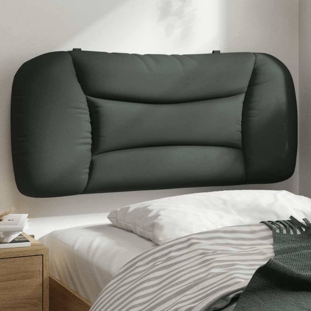 Almofadão de cabeceira hvar 80 cm tecido cinzento-escuro