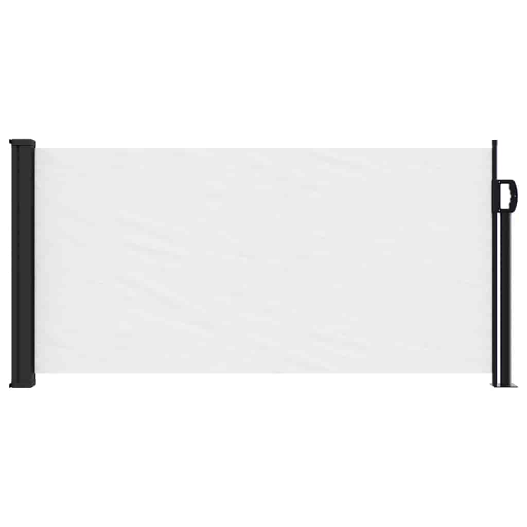Toldo lateral retrátil 100x500 cm branco
