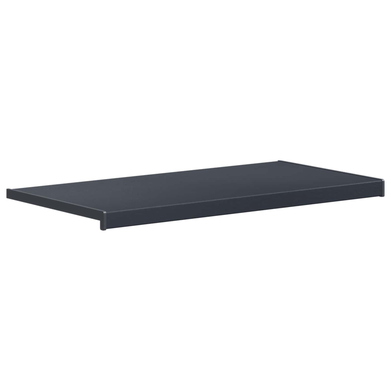 Soleira de janela antracite com veios de madeira PVC
