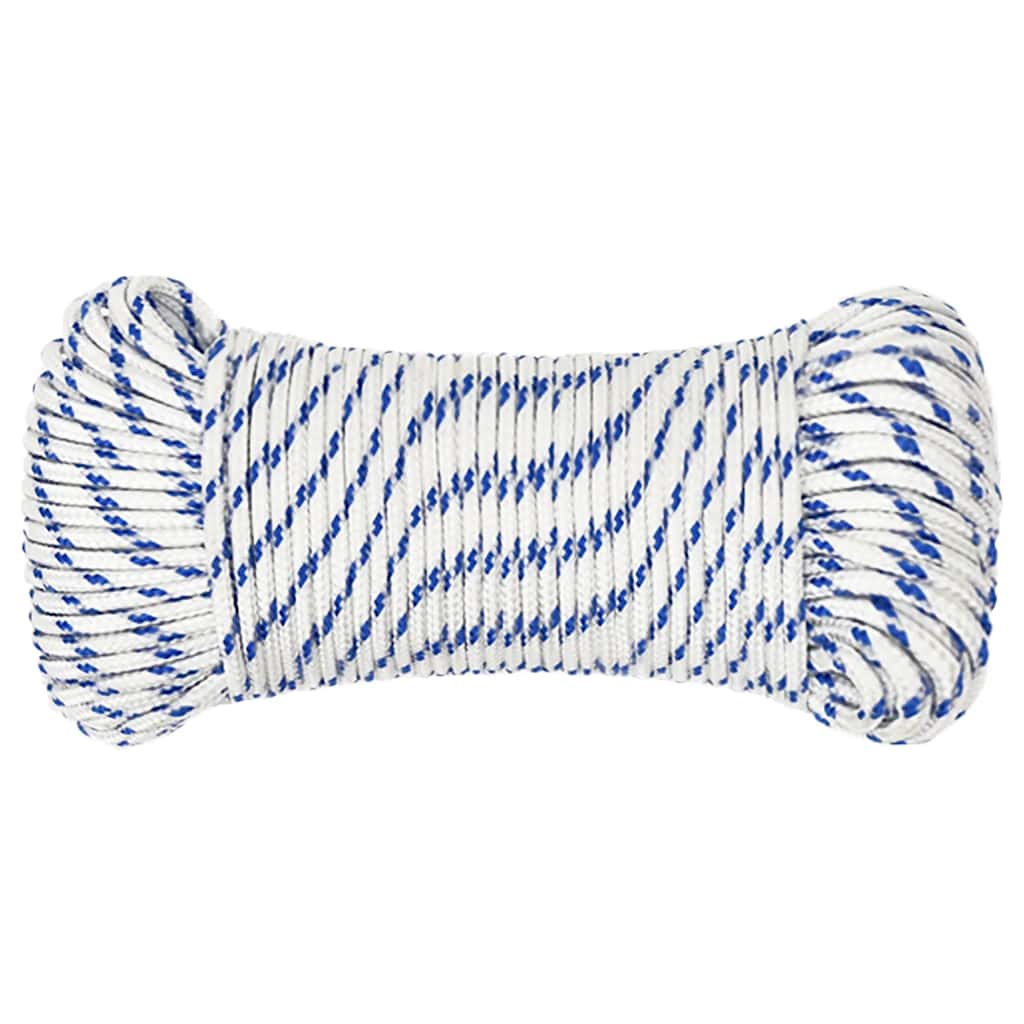 Corda de barco 4 mm 25 m polipropileno branco