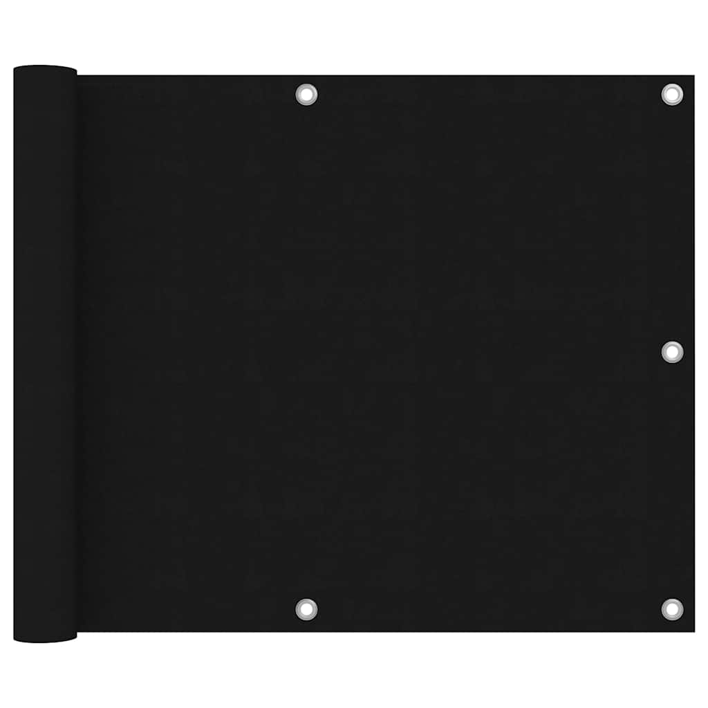 Tela de varanda 75x600 cm tecido oxford preto
