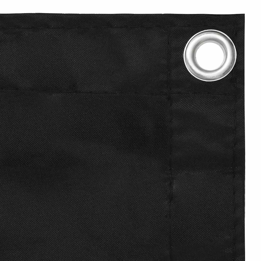 Tela de varanda 75x600 cm tecido oxford preto