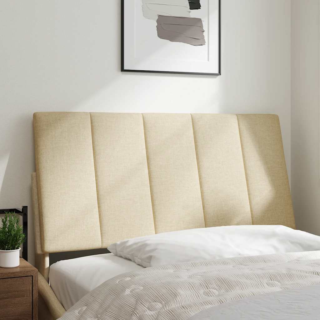 Almofadão de cabeceira hanko 100 cm tecido creme