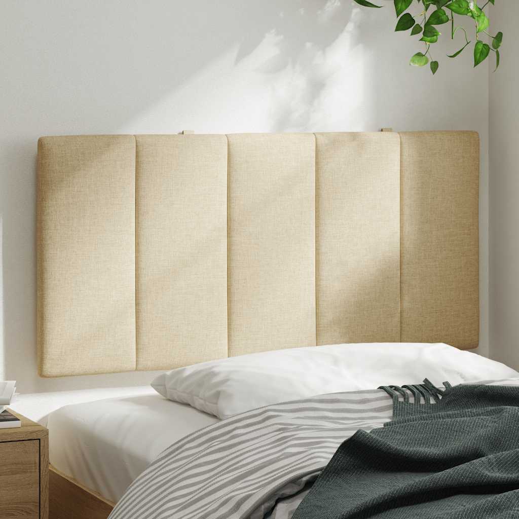 Almofadão de cabeceira hanko 100 cm tecido creme