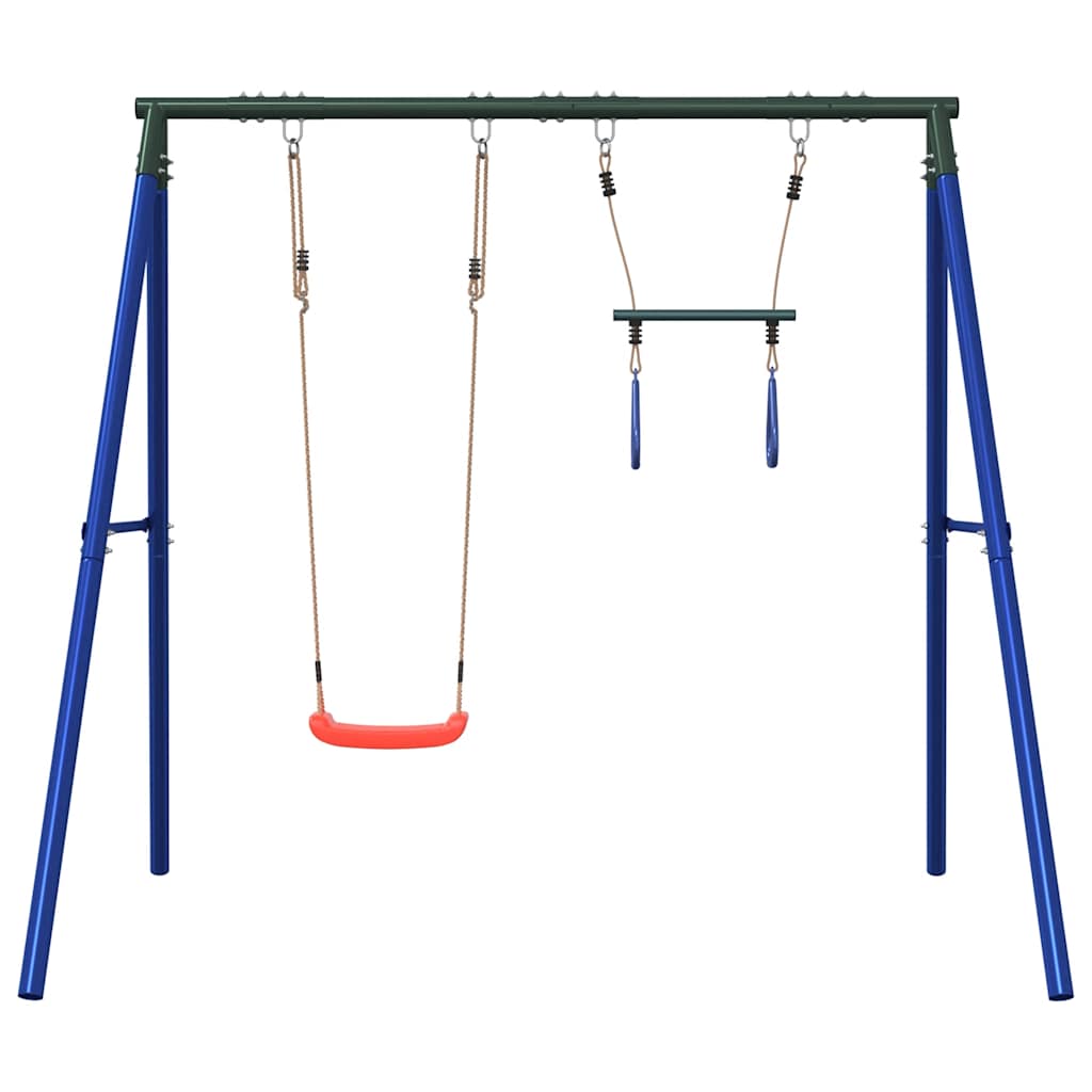 Conjunto de baloiço para exterior com um baloiço e trapézio
