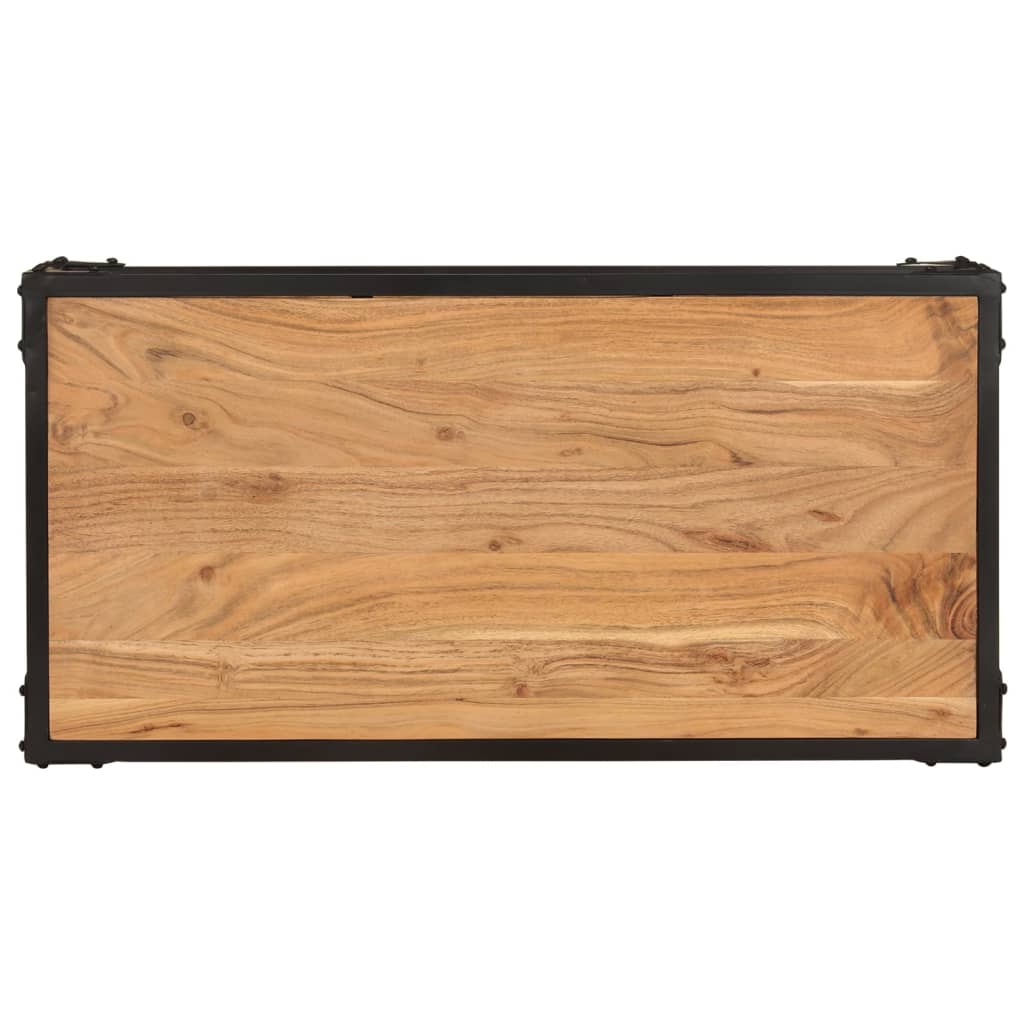 Mesa de centro 90x45x35 cm madeira de acácia maciça