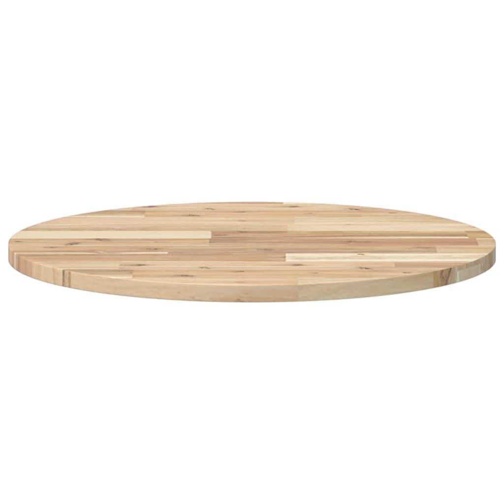 Tampo de mesa redondo ø60x2 cm madeira de acácia maciça