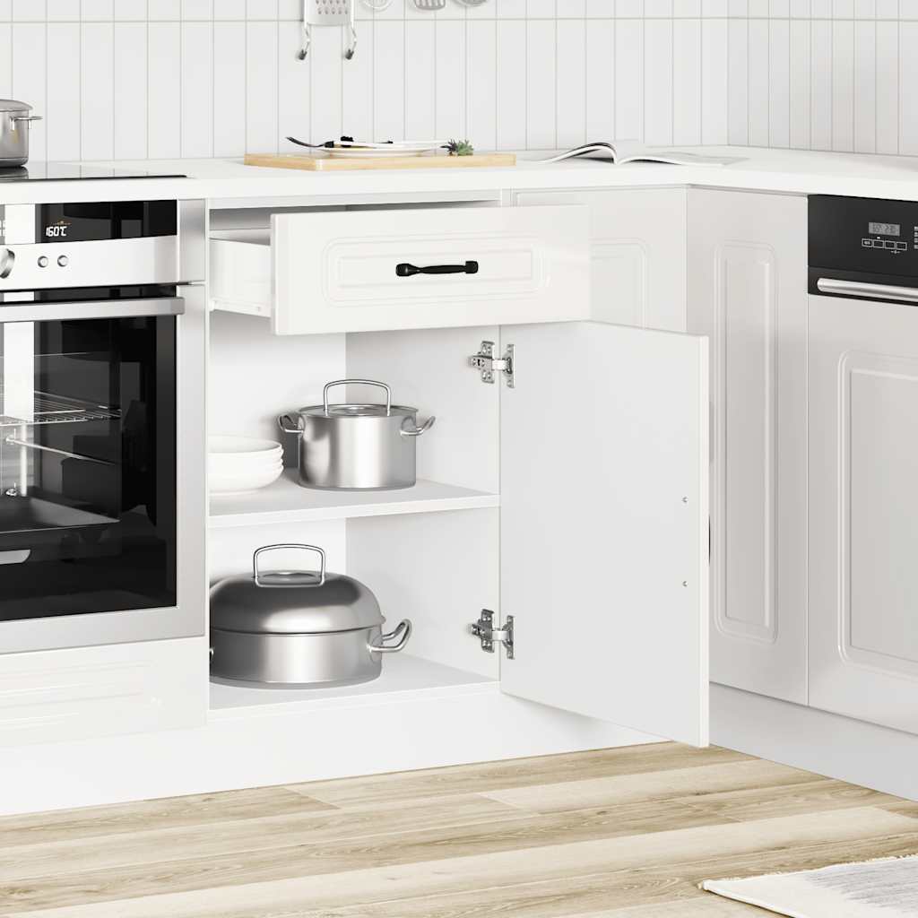 Armário de cozinha baixo kalmar branco alto brilho