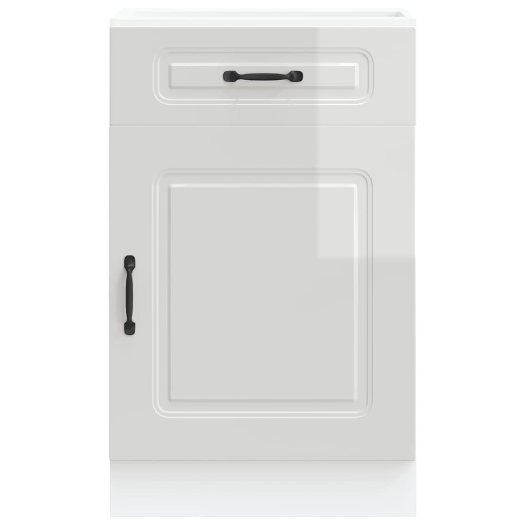 Armário de cozinha baixo kalmar branco alto brilho